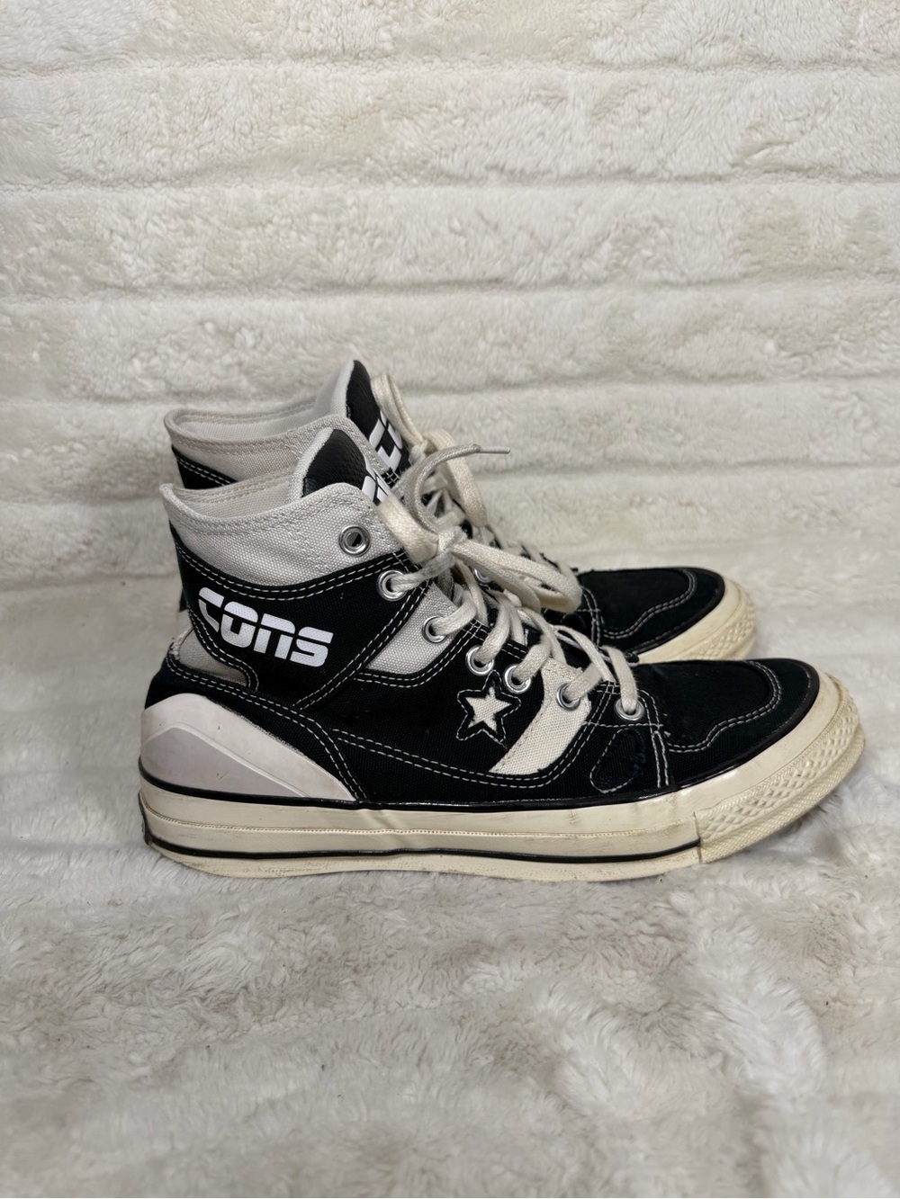 Converse CONS ER 260 Hybrid High Top Black White Men's Athletic Sneaker 166462C